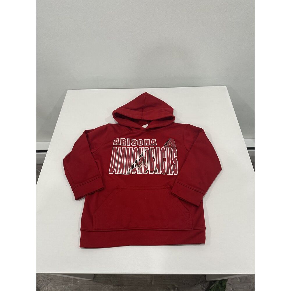 MLB Arizona Diamondbacks Kids XS 4/5 Red Hoodie